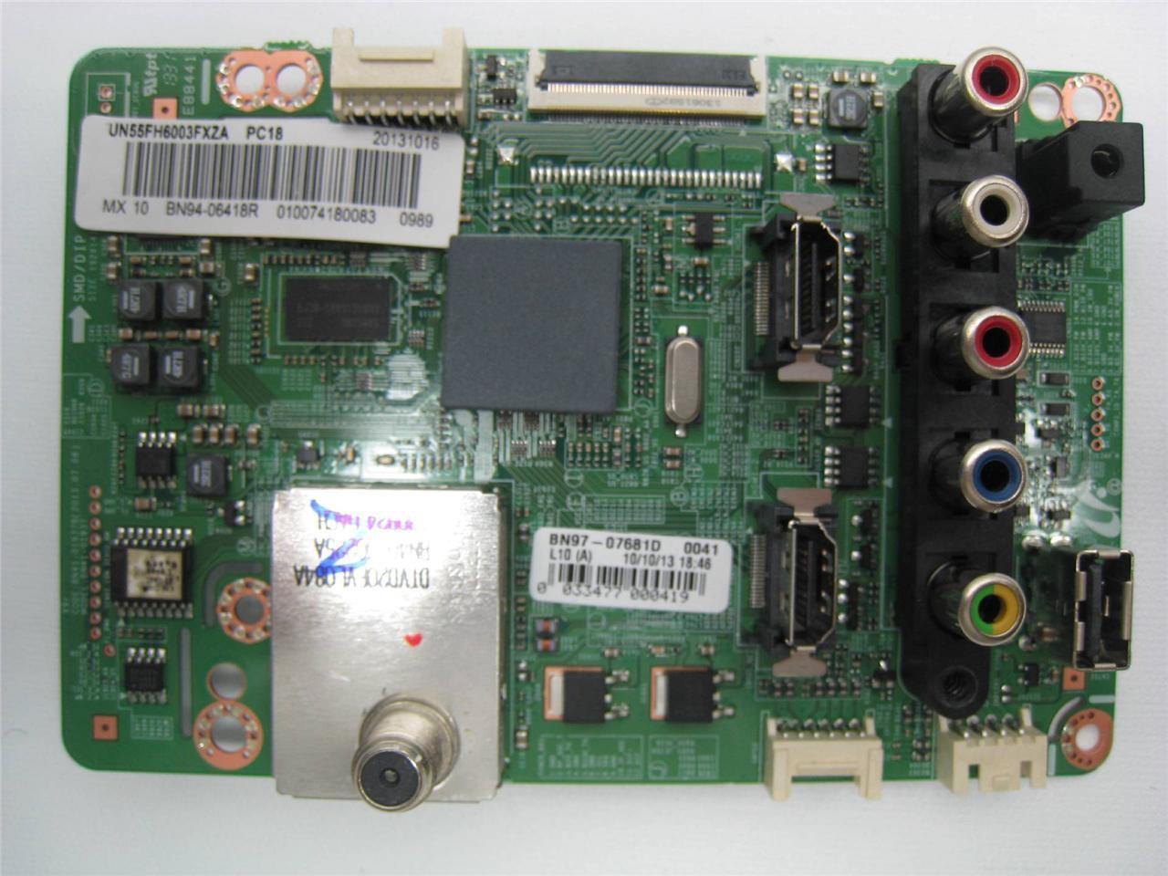 Samsung TV Main Logic Board BN41-01937B BN94-06418R BN97-07681D